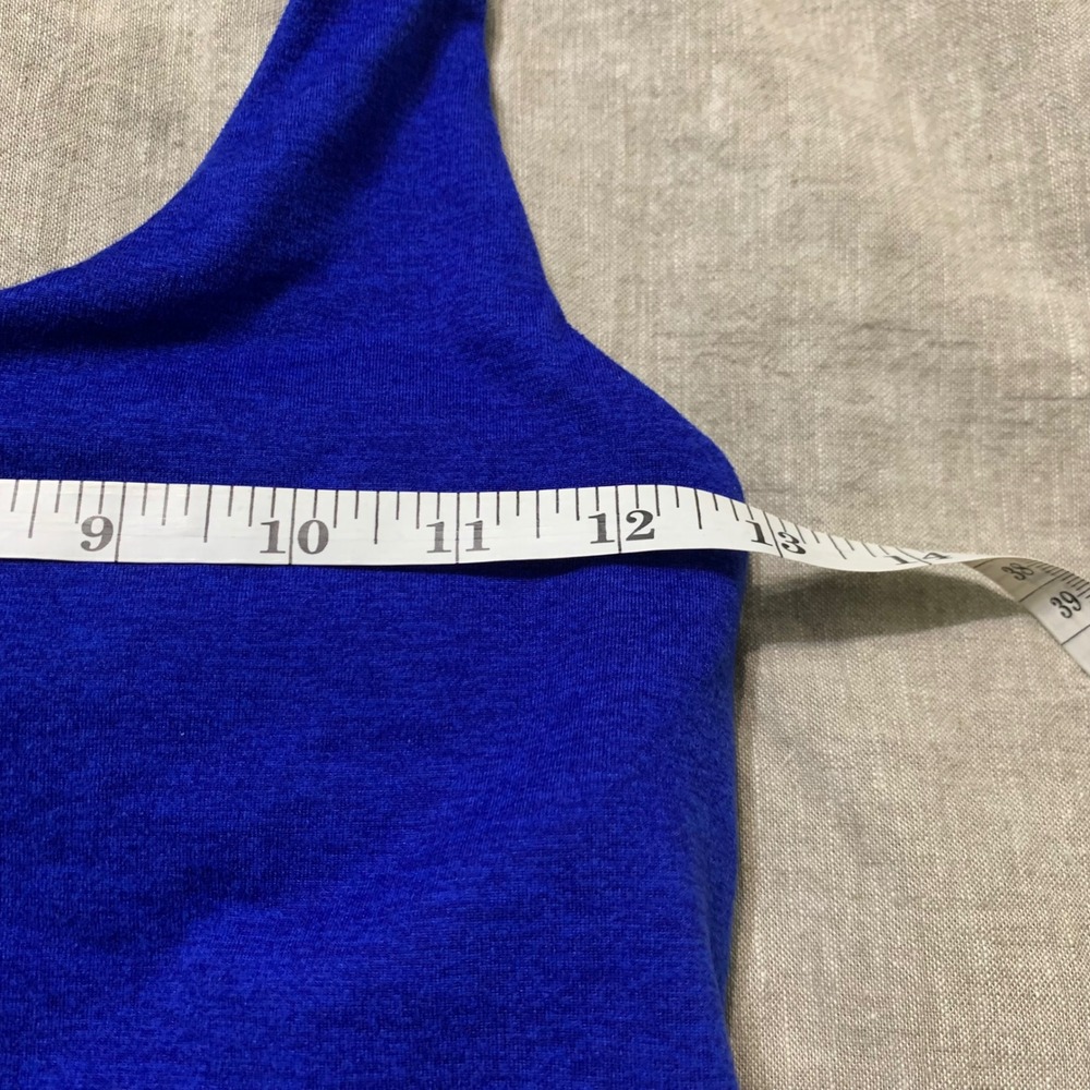 Vuori Tank Womens Small Blue Elevation VW1172 Racerback Built-in Bra Workout Top - Picture 4 of 8